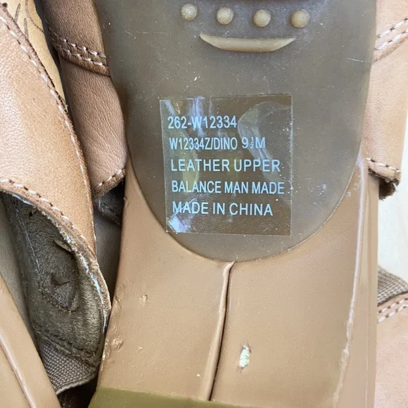 WHITE MOUNTAIN Leather Cut Out Sling Back Clogs Womens 9.5 - Picture 8 of 9